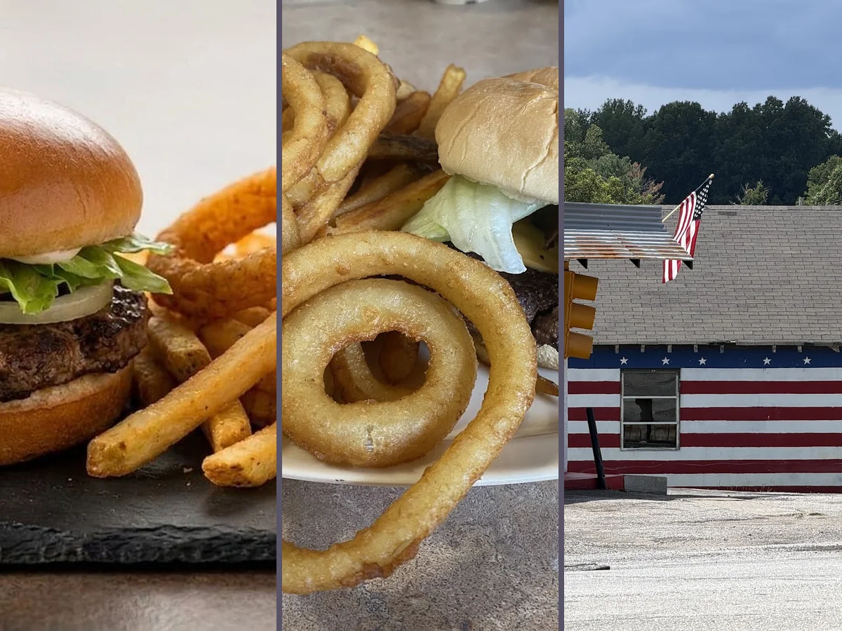 Comfort food spot with booth seating.
