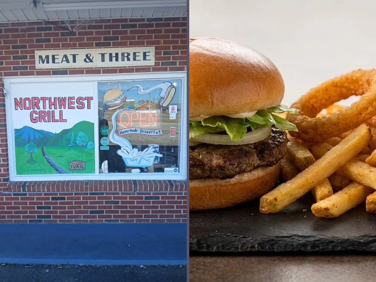 Comfort food spot with booth seating.